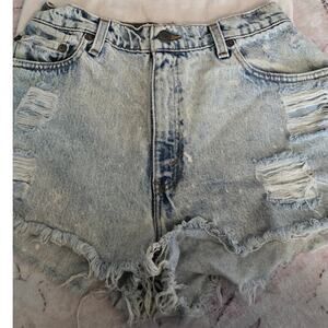 Vintage y2k Levis Jean Shorts,  Inside Tag Missing